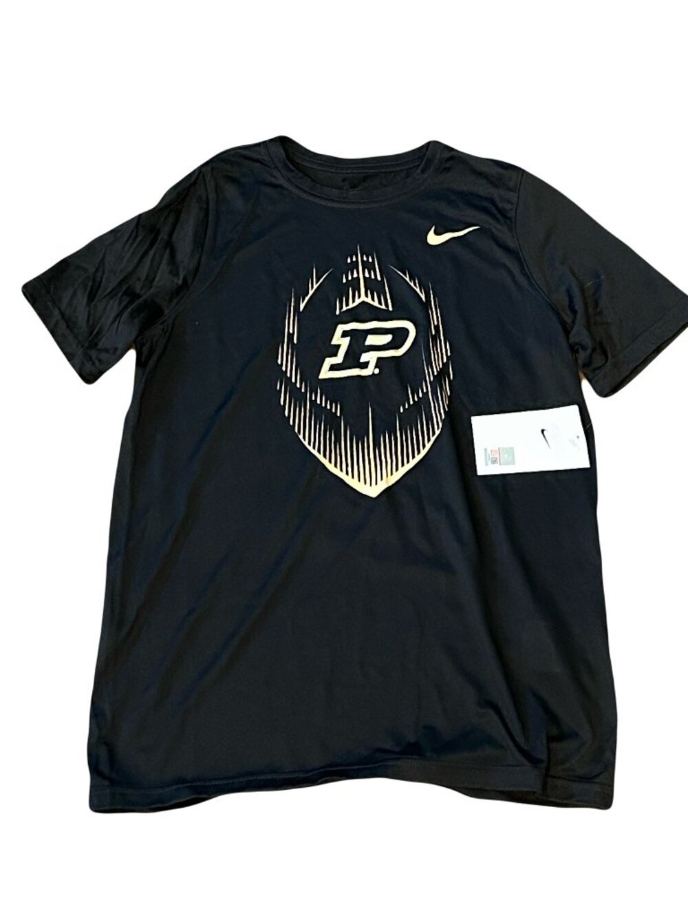 NWT Purdue Boilermakers Nike Dri-Fit Football Icon Boy's T-Shirt